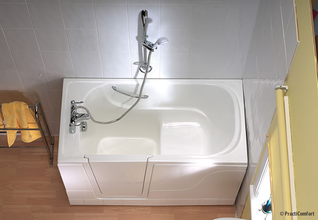 Minder dan draad vochtigheid Klein zitbad voor kleine badkamers - Instapbad.be